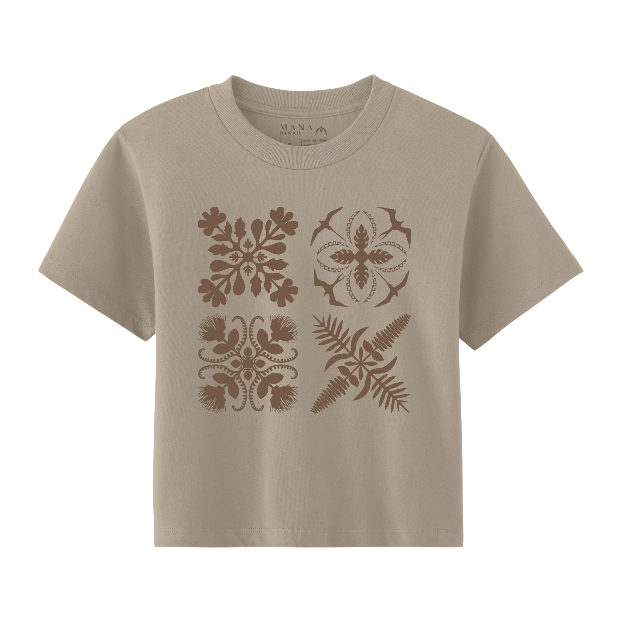 4Quilt Block Crop Tee