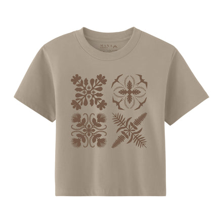 4Quilt Block Crop Tee