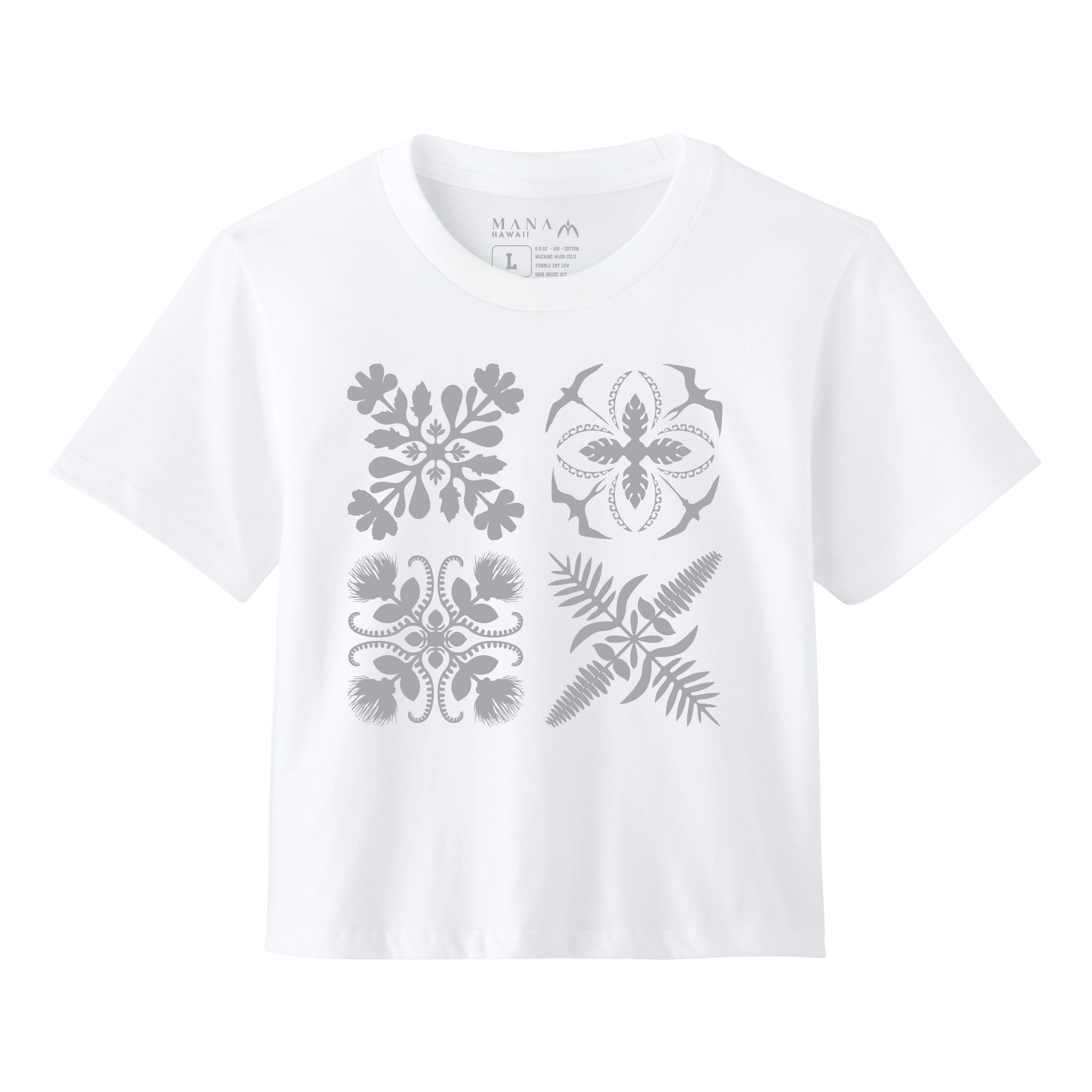 4Quilt Block Crop Tee