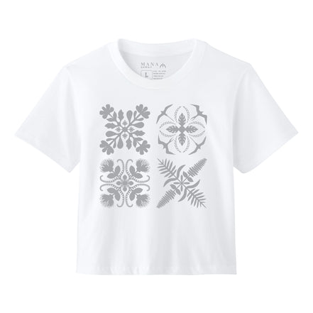 4Quilt Block Crop Tee