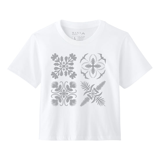 4Quilt Block Crop Tee