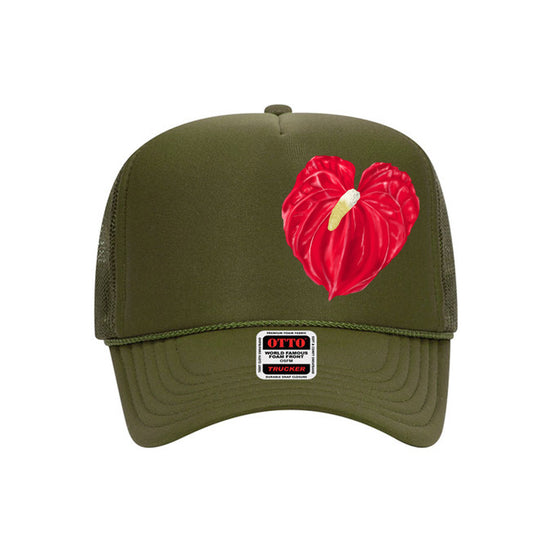 Anthurium Trucker Hat