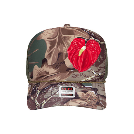 Anthurium Trucker Hat