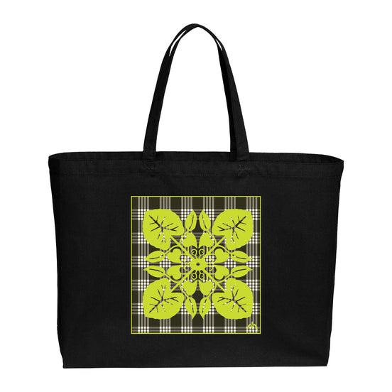 Kalo Quilt Palaka Tote (Canvas)