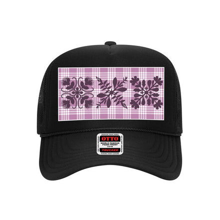 Pink Palaka Trucker Hat
