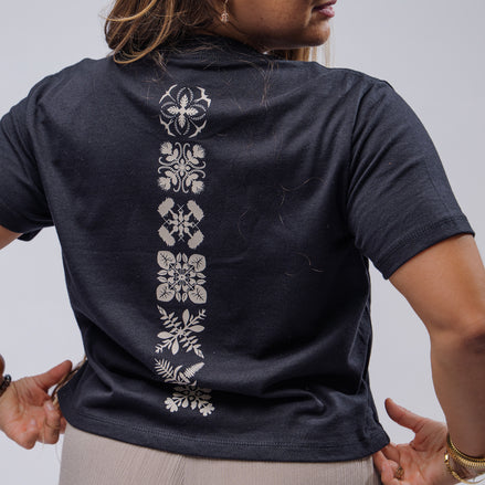 4Quilt Block Crop Tee