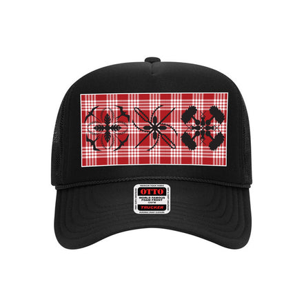 Red Palaka Trucker Hat