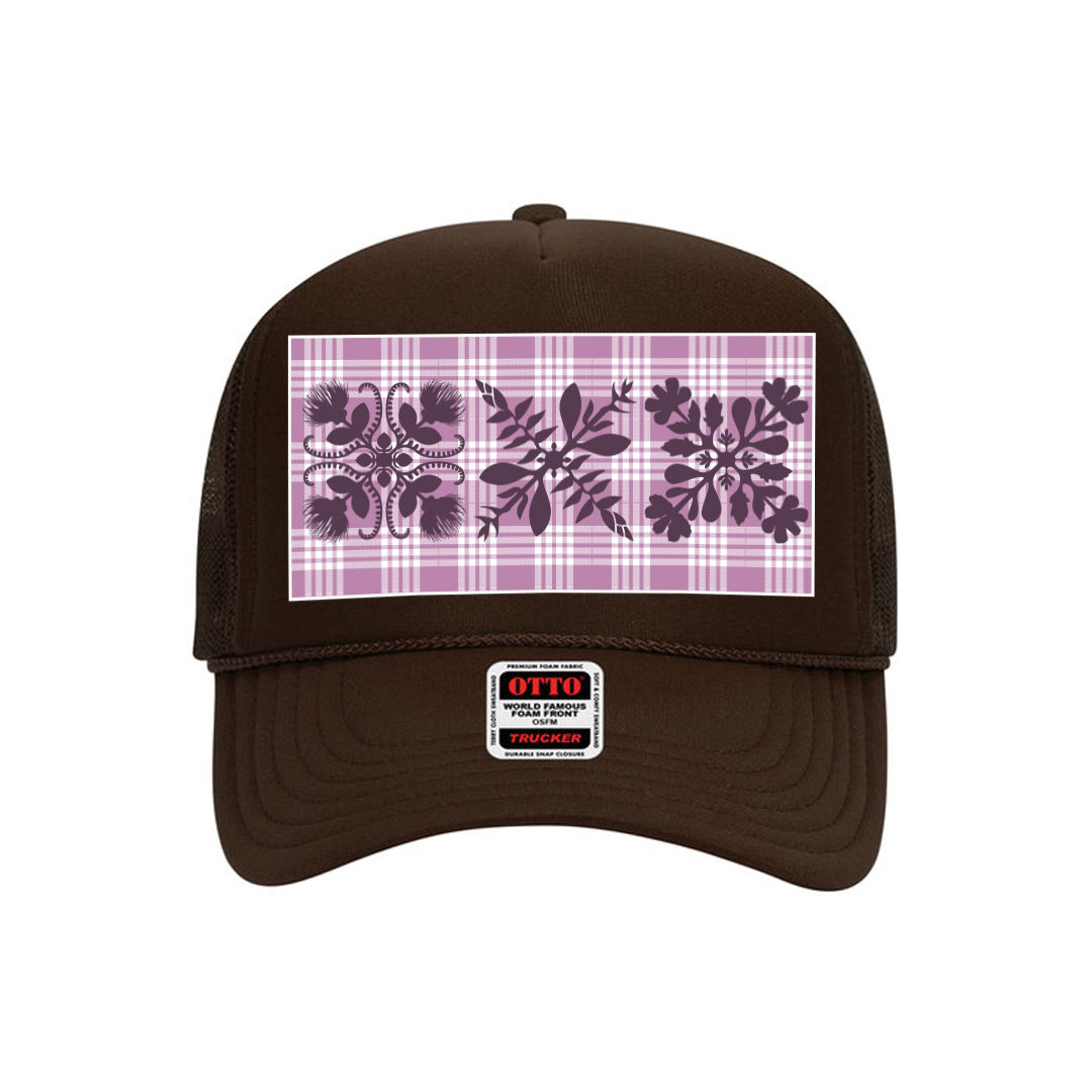 Pink Palaka Trucker Hat