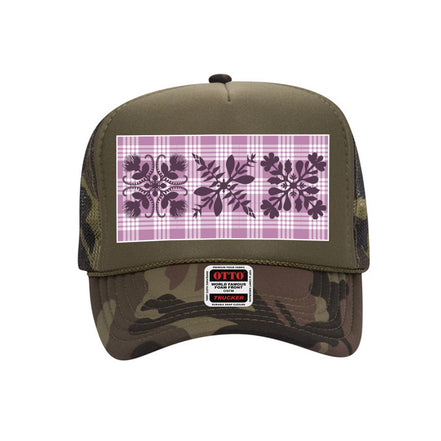 Pink Palaka Trucker Hat