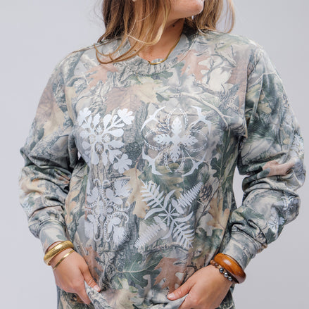 Lāʻau Quilt Block L/S Tee