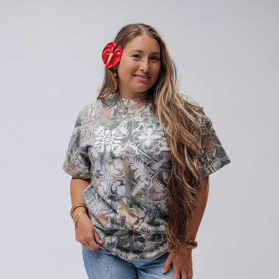 Lāʻau Quilt Block Tee