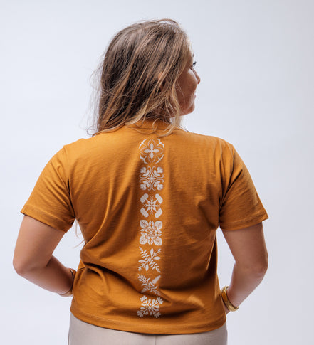 4Quilt Block Crop Tee
