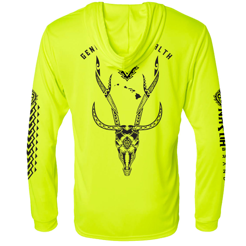 Deer Performance Hooded Long Sleeve T-Shirt