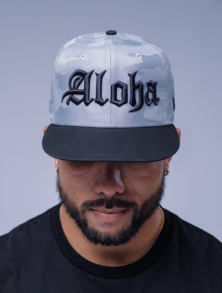 New Era ® Aloha Blackletter Poly Snapback