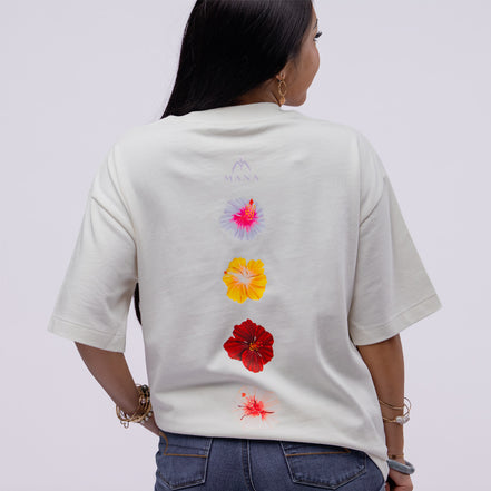 Hibiscus Heavyweight Boxy Tee