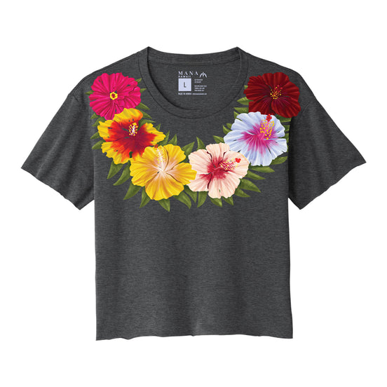 Hibiscus Lei Crop Tee