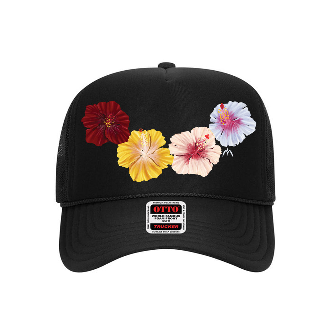 Hibiscus Trucker Hat