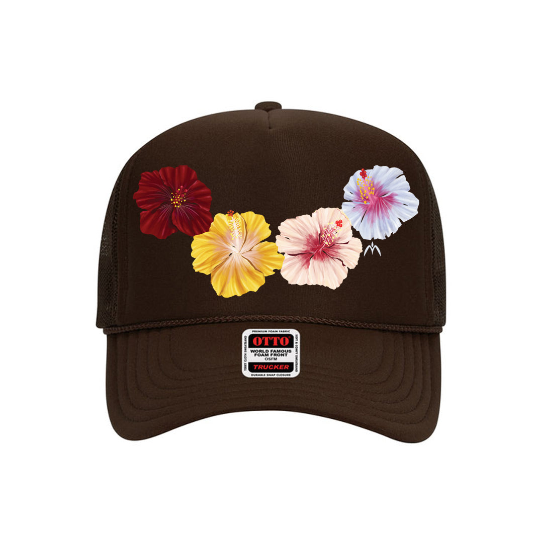 Hibiscus Trucker Hat
