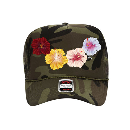 Hibiscus Trucker Hat