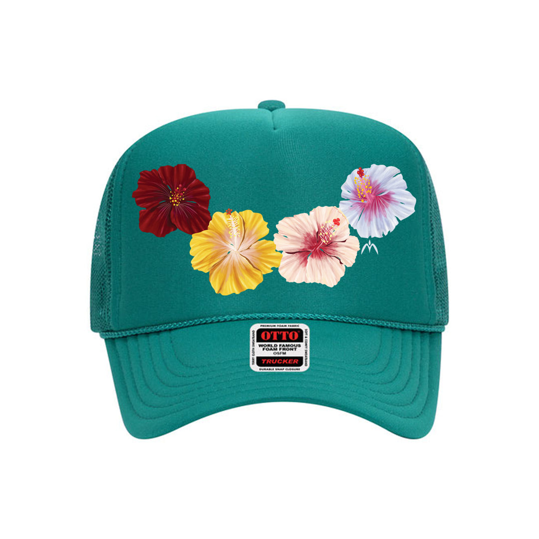 Hibiscus Trucker Hat