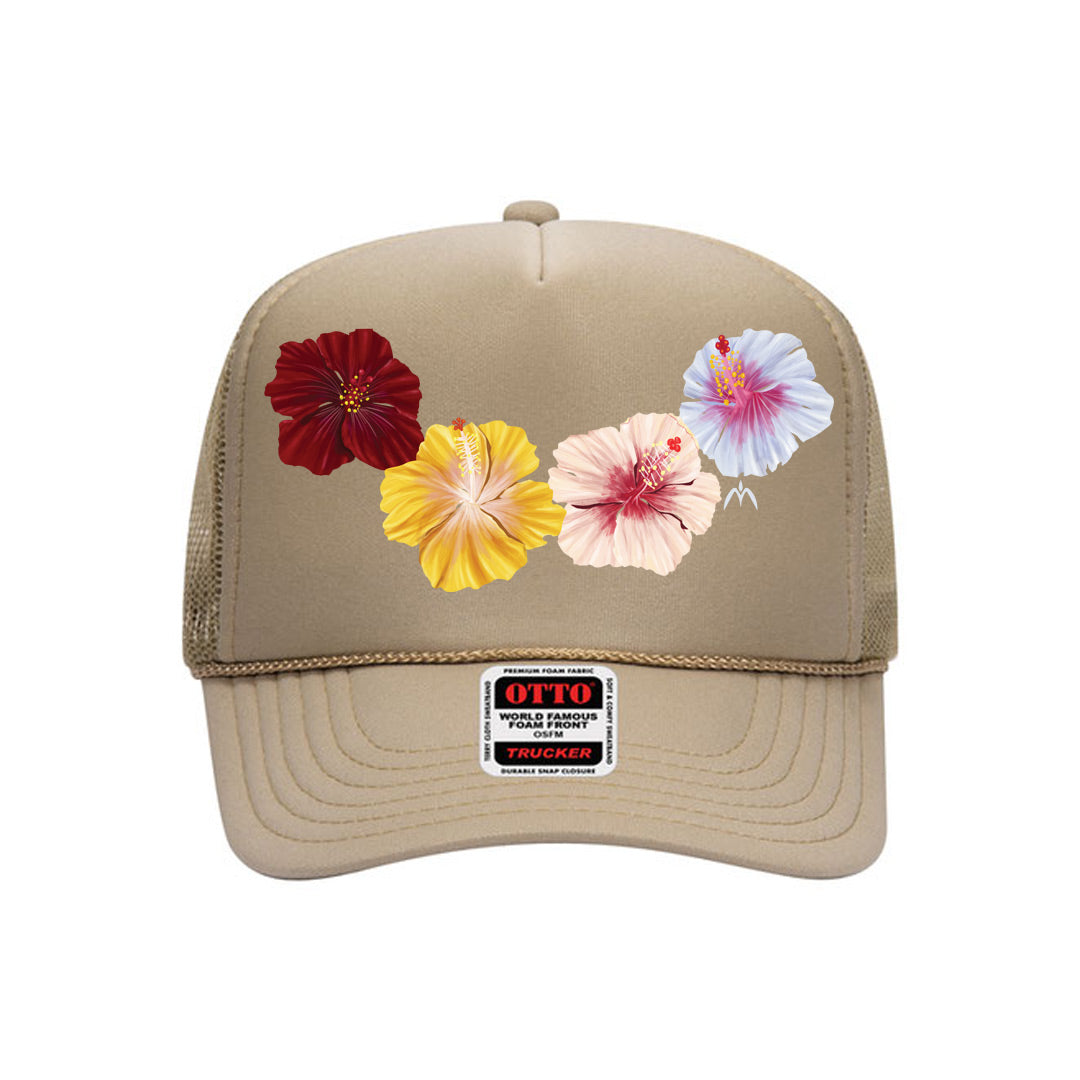 Hibiscus Trucker Hat