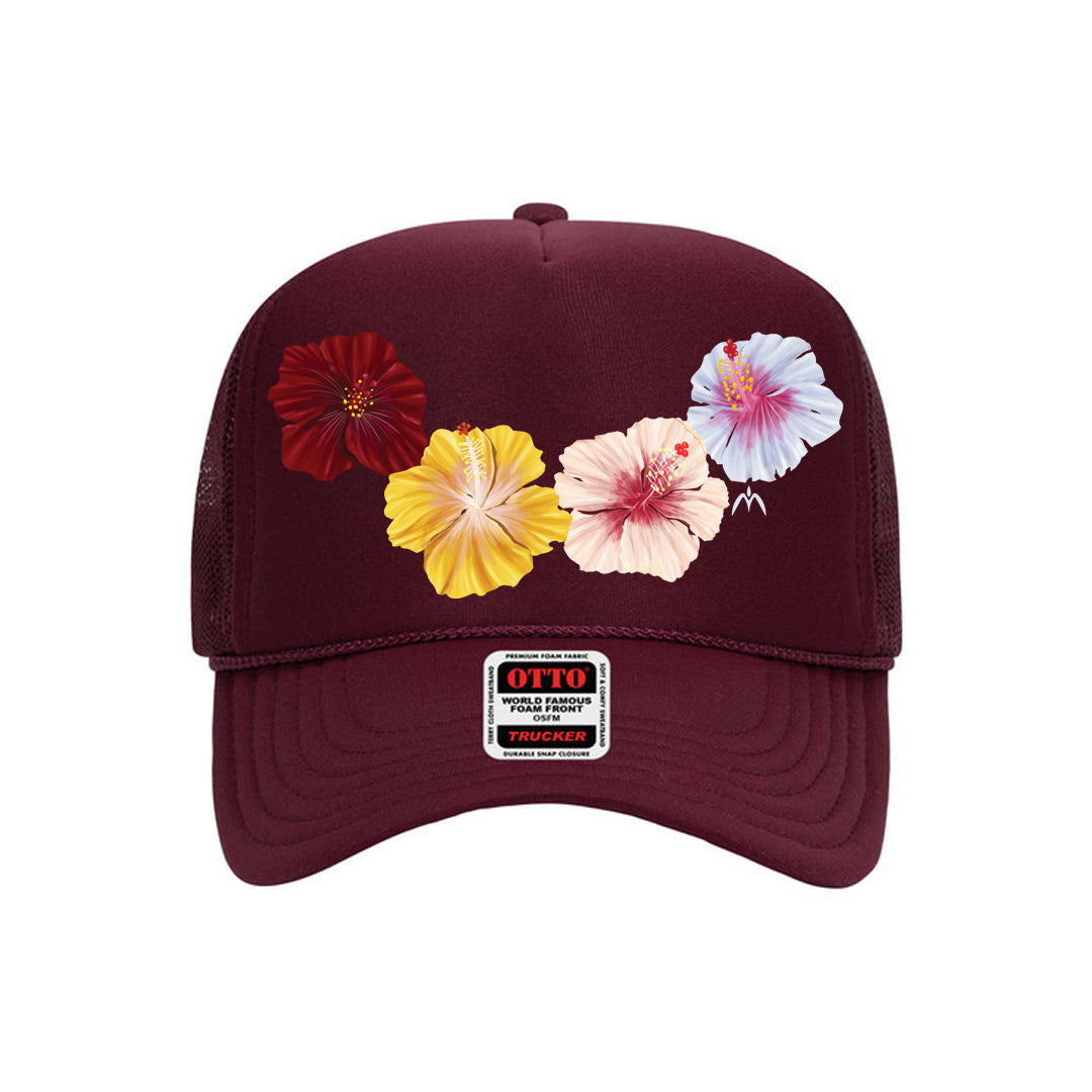 Hibiscus Trucker Hat