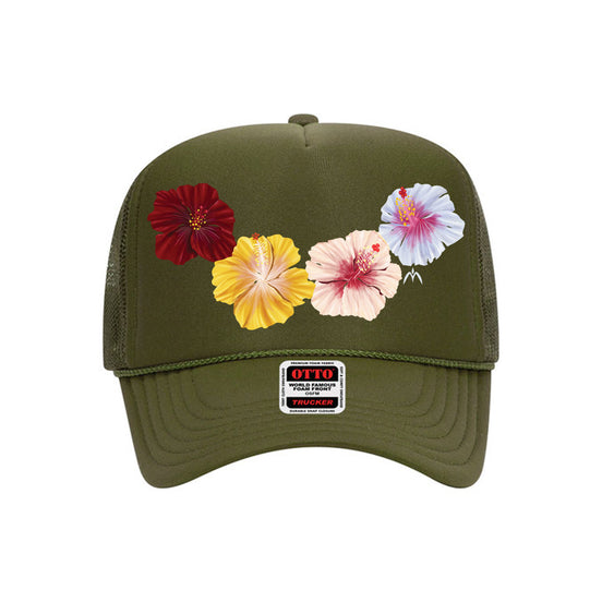 Hibiscus Trucker Hat