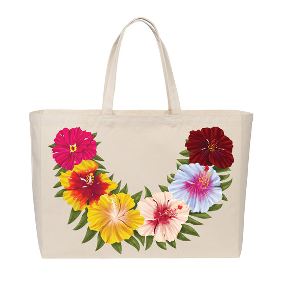 Hibiscus Tote (Canvas)