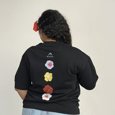 Hibiscus Heavyweight Boxy Tee