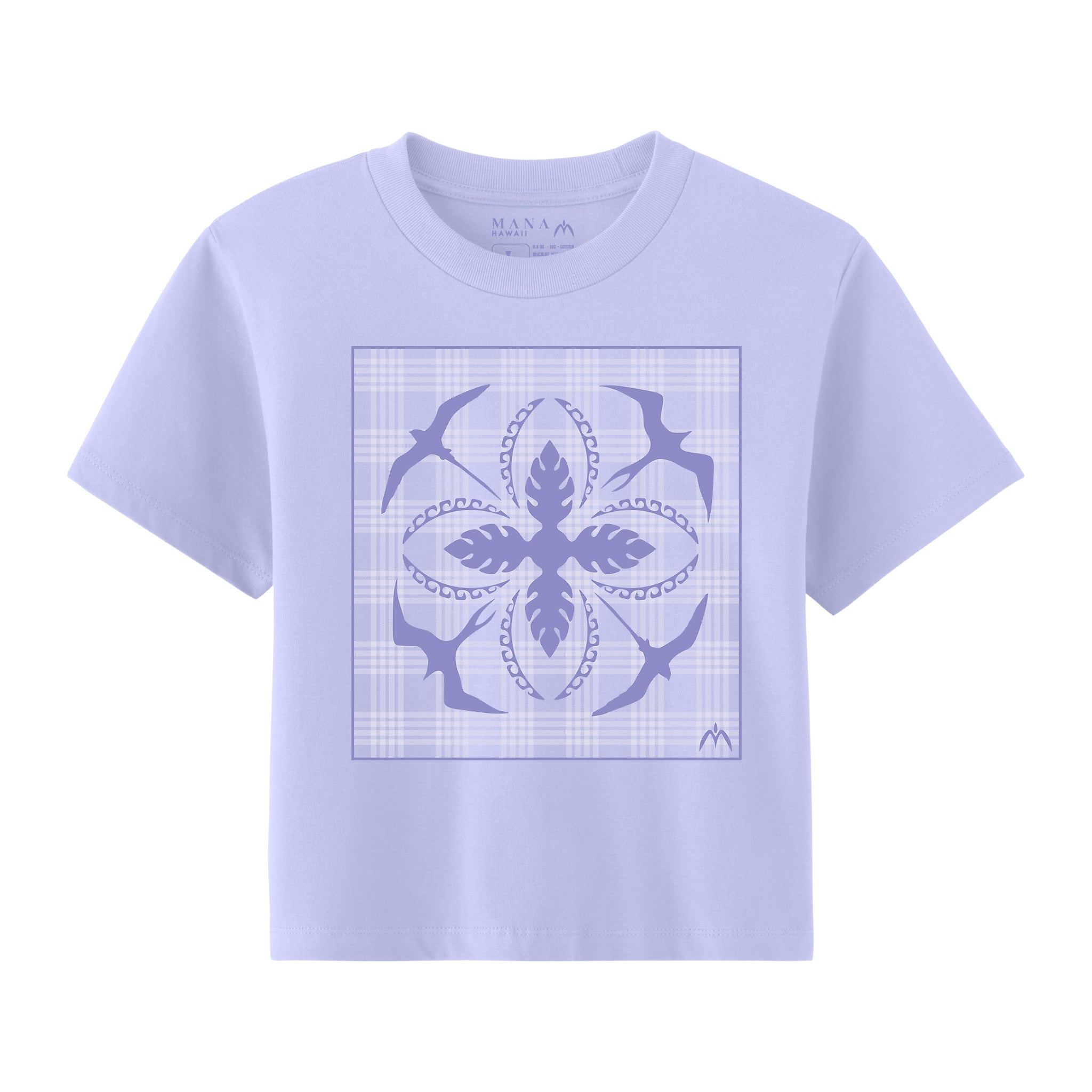 Iwa Quilt Palaka Crop Tee