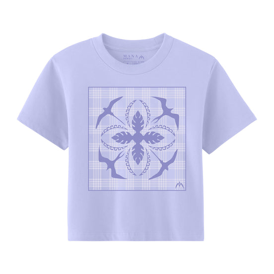 Iwa Quilt Palaka Crop Tee
