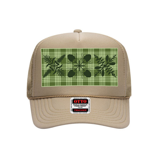 Green Palaka Trucker Hat