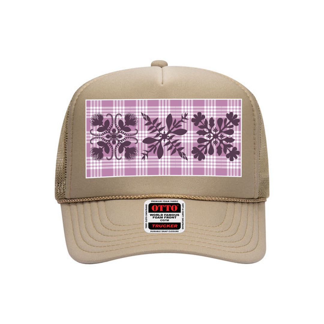 Pink Palaka Trucker Hat