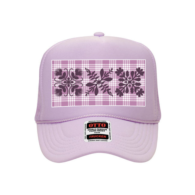 Pink Palaka Trucker Hat