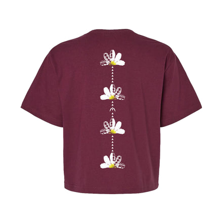 Naupaka Iwi Kuamo'o Crop Tee