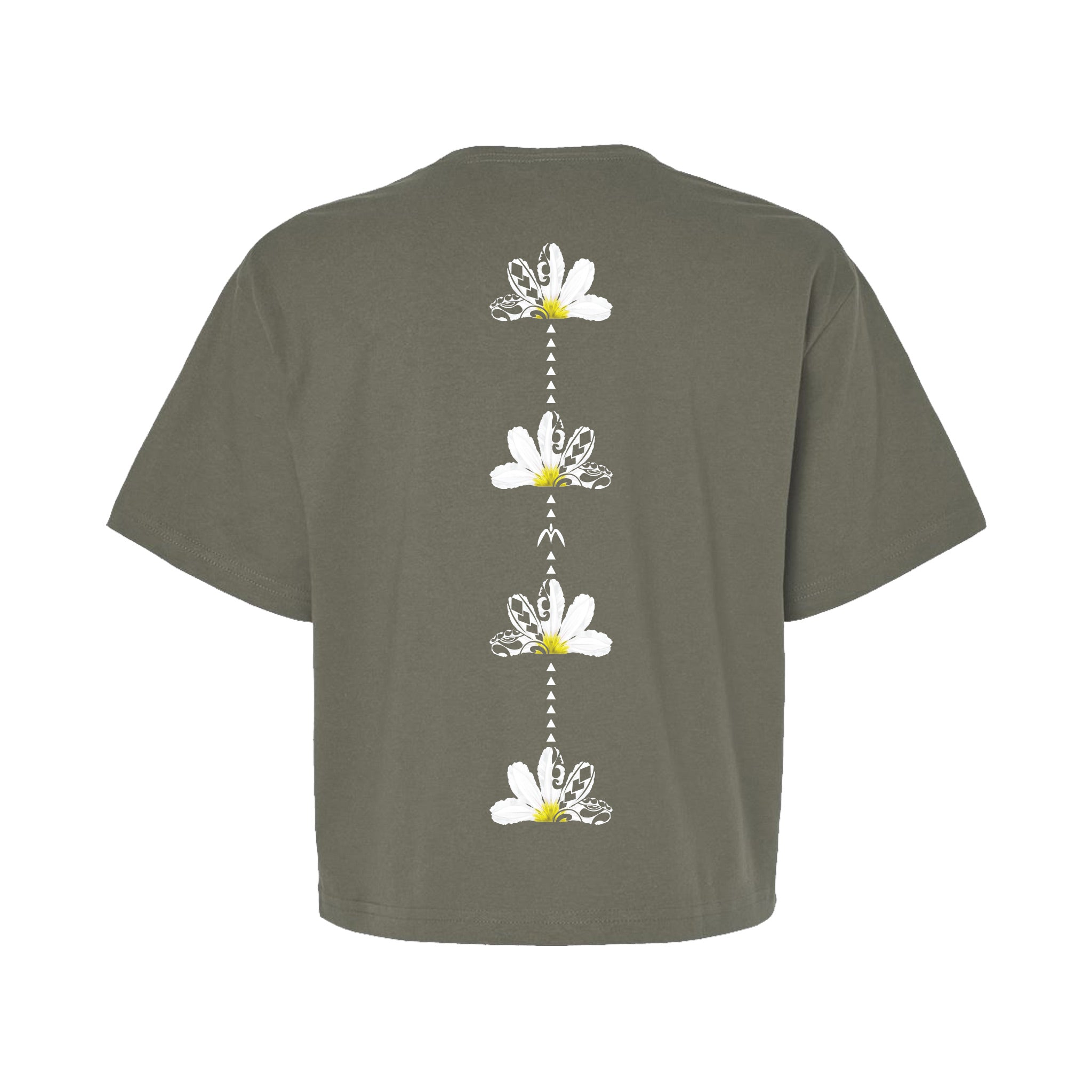 Naupaka Iwi Kuamo'o Crop Tee