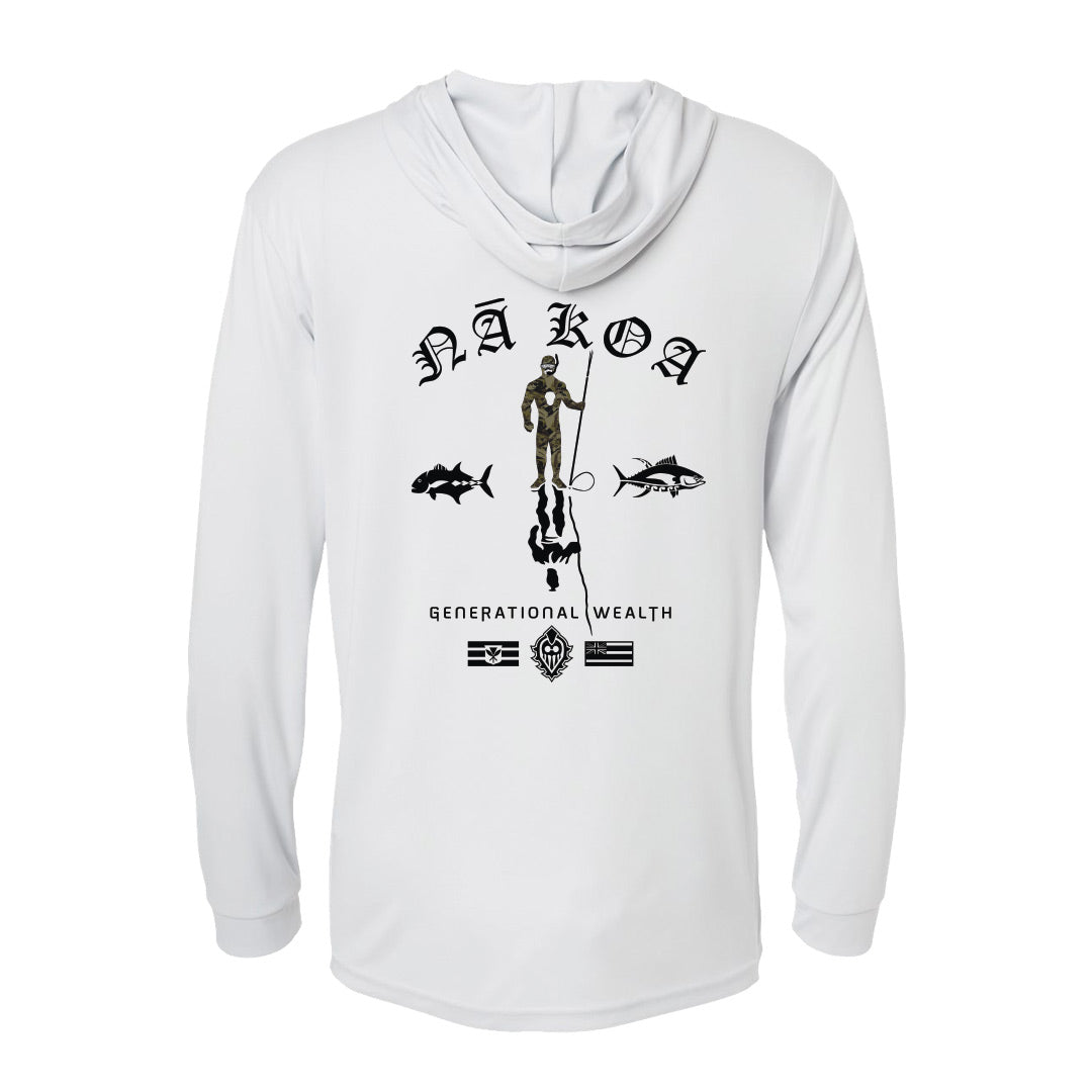 O'i'a Performance Hooded Long Sleeve T-Shirt