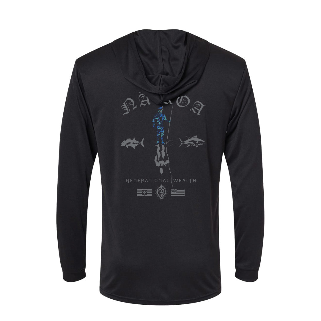 O'i'a Performance Hooded Long Sleeve T-Shirt