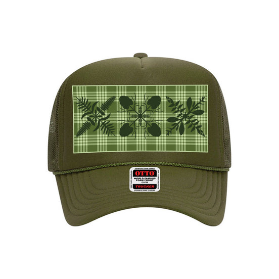 Green Palaka Trucker Hat