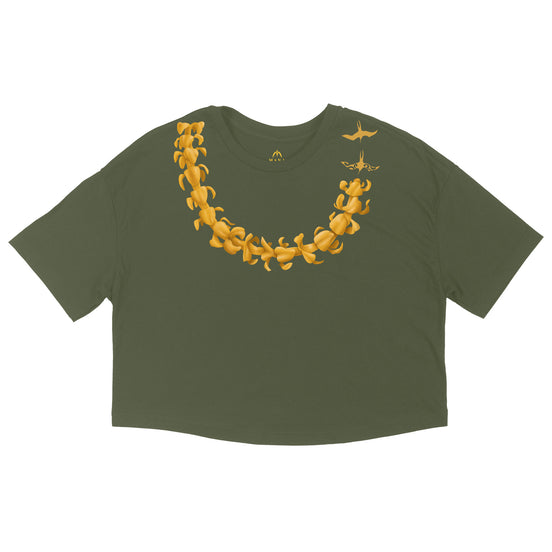 Pua Lei Crop Tee
