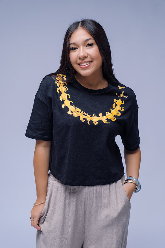 Pua Lei Crop Tee