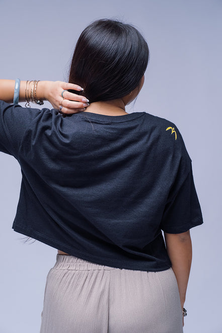 Pua Lei Crop Tee