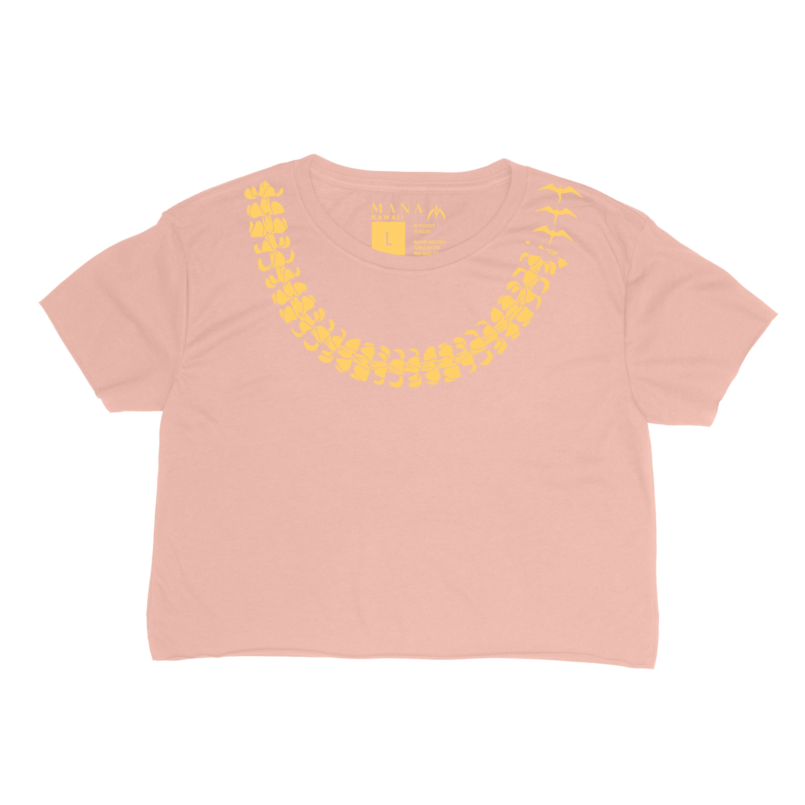 Puakenikeni Lei Crop Tee 24