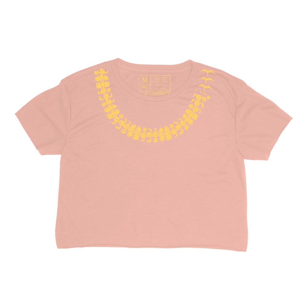 Puakenikeni Lei Crop Tee