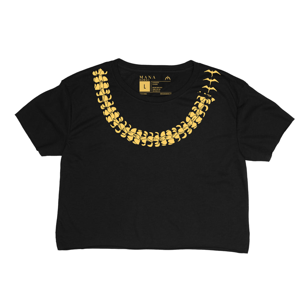 Puakenikeni Lei Crop Tee