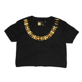 Puakenikeni Tri Lei Crop Tee