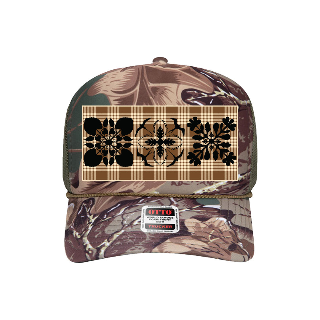 3Quilt Palaka Trucker Hat