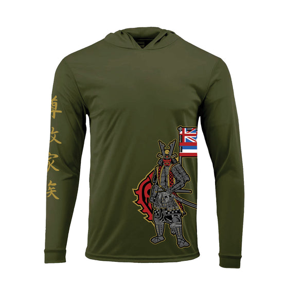 Shogun Performance Hooded Long Sleeve T-Shirt