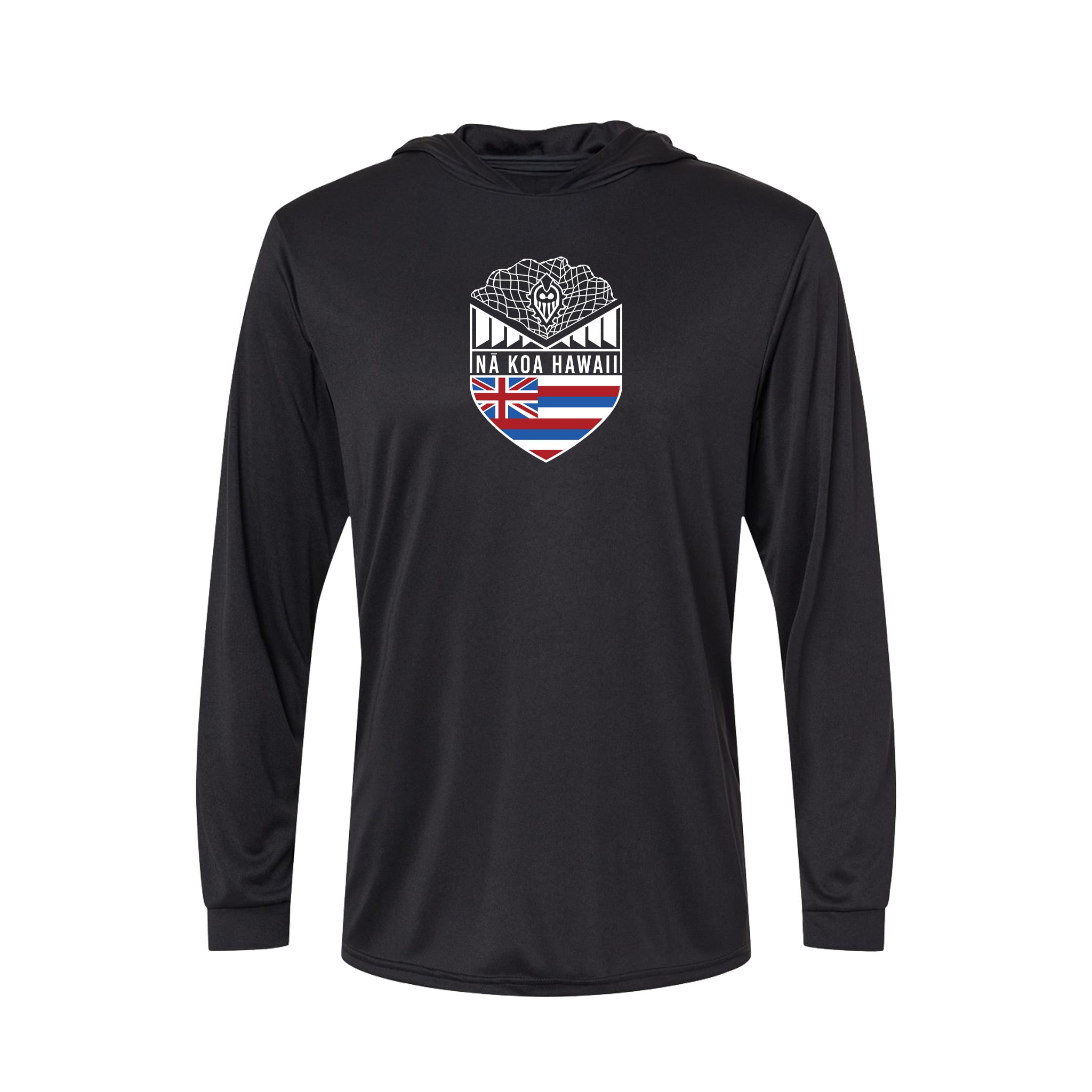 Throw Net Performance Hooded Long Sleeve T-Shirt