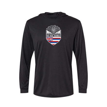 Throw Net Performance Hooded Long Sleeve T-Shirt